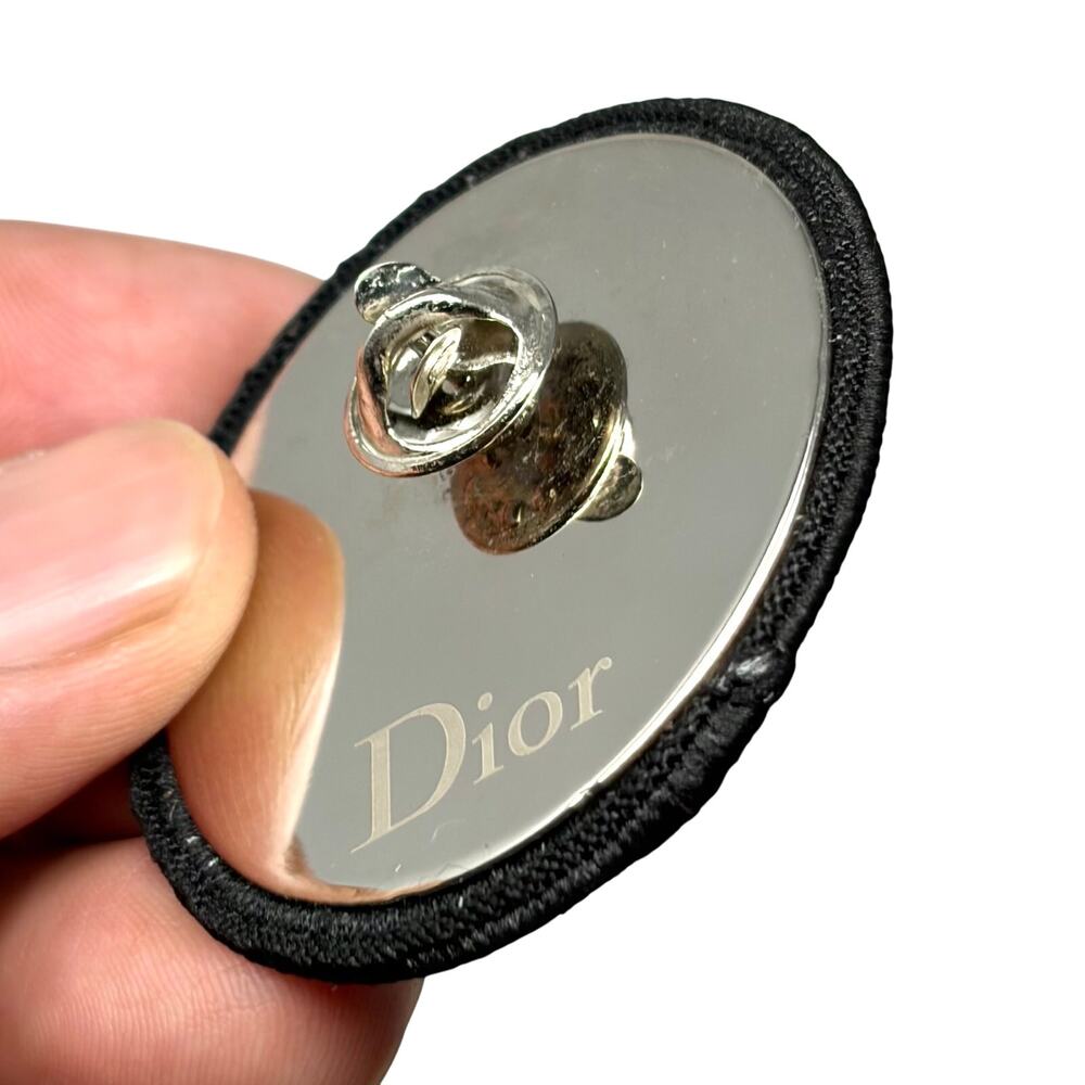 Dior Embroidered Abstract Pin - Picture 4 of 6